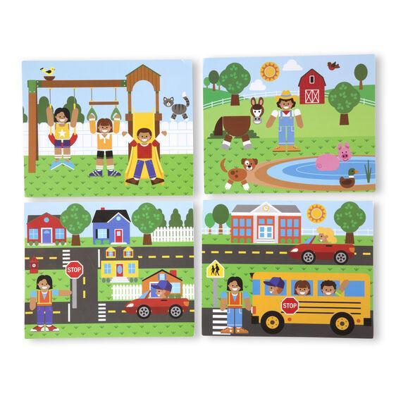 Melissa & Doug Wooden Magnetic Matching Picture Game-MELISSA & DOUG-Little Giant Kidz