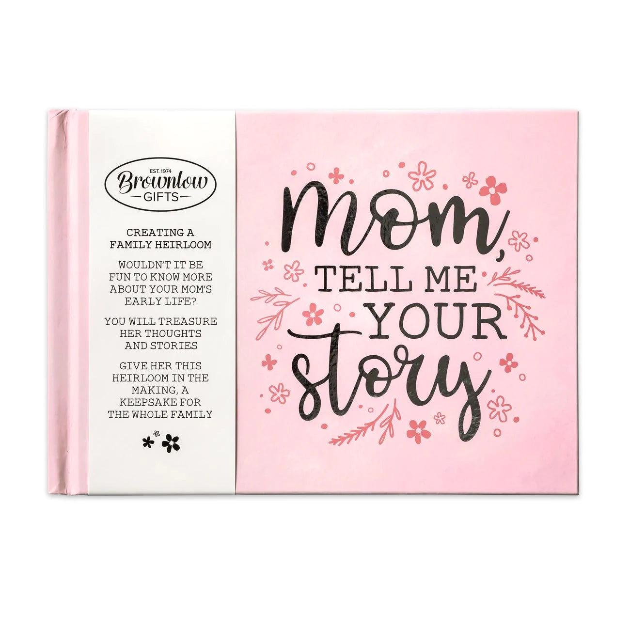 Mom, Tell Me Your Story Heirloom Memory Book - Pink-Shannon Road Gifts-Little Giant Kidz