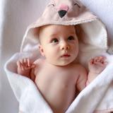 Mon Ami Flamingo Baby Terry Towel-MON AMI-Little Giant Kidz