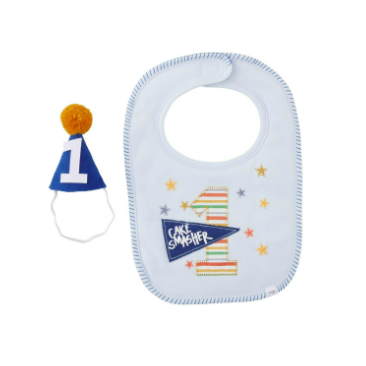 Mud Pie - Pennant Boy Cake Smashing Set