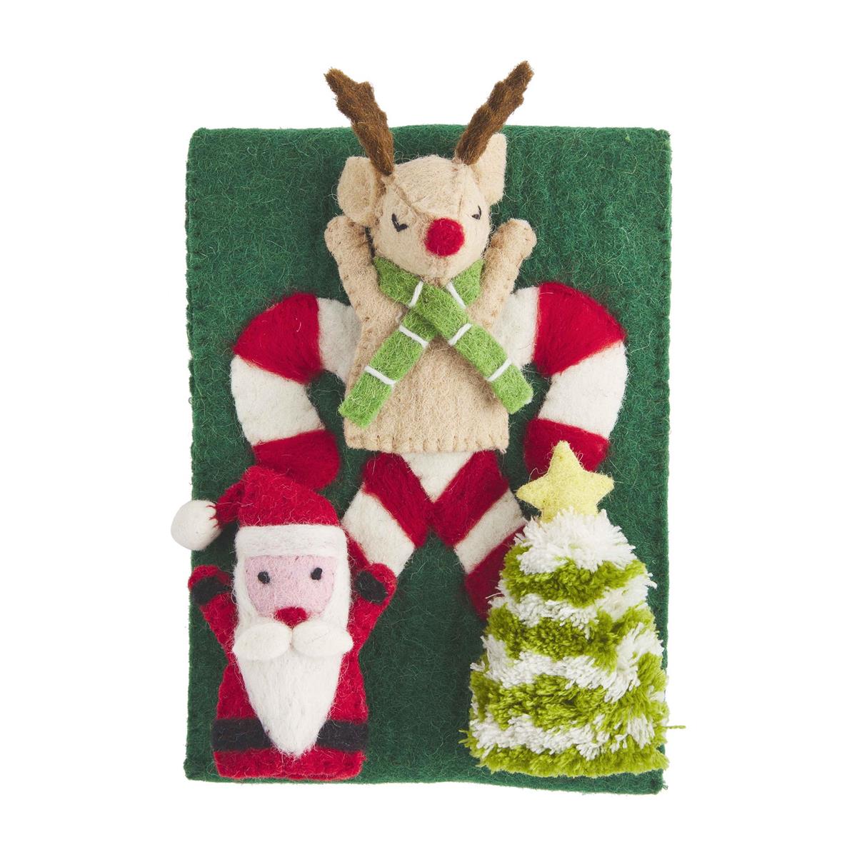 Mud Pie Christmas Finger Puppet Set-MUD PIE-Little Giant Kidz