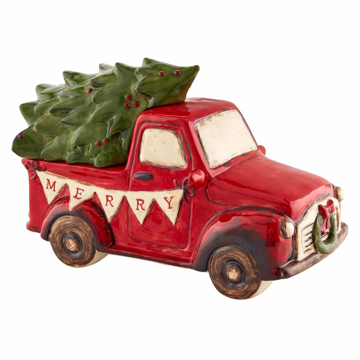 Mud Pie Christmas Truck Cookie Jar-MUD PIE-Little Giant Kidz