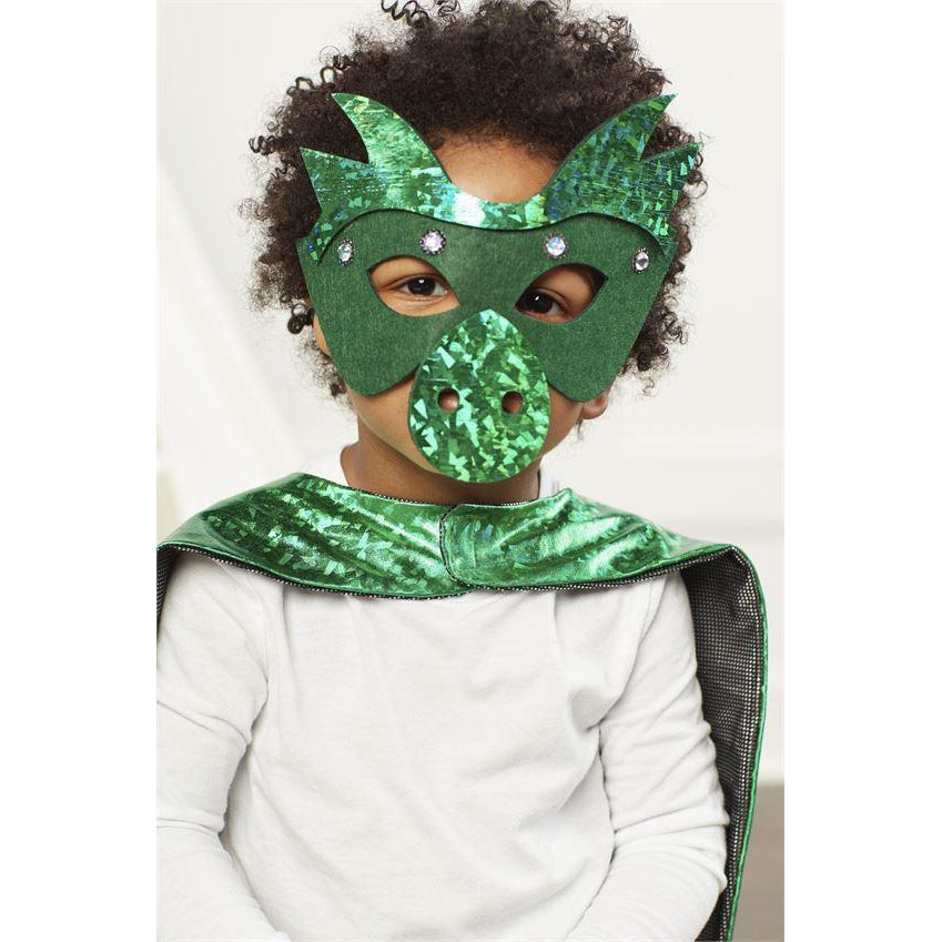Mud Pie Dragon Cape & Mask Set (One Size)-MUD PIE-Little Giant Kidz