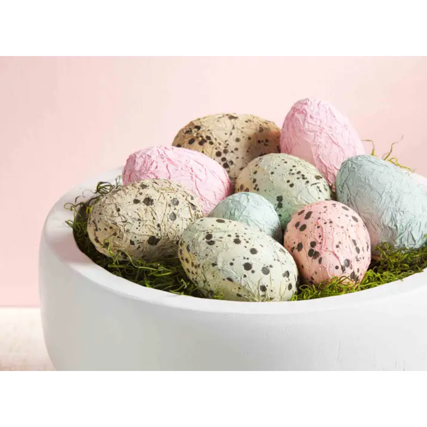 Mud Pie Easter Paper Mache Decorative Eggs-MUD PIE-Little Giant Kidz
