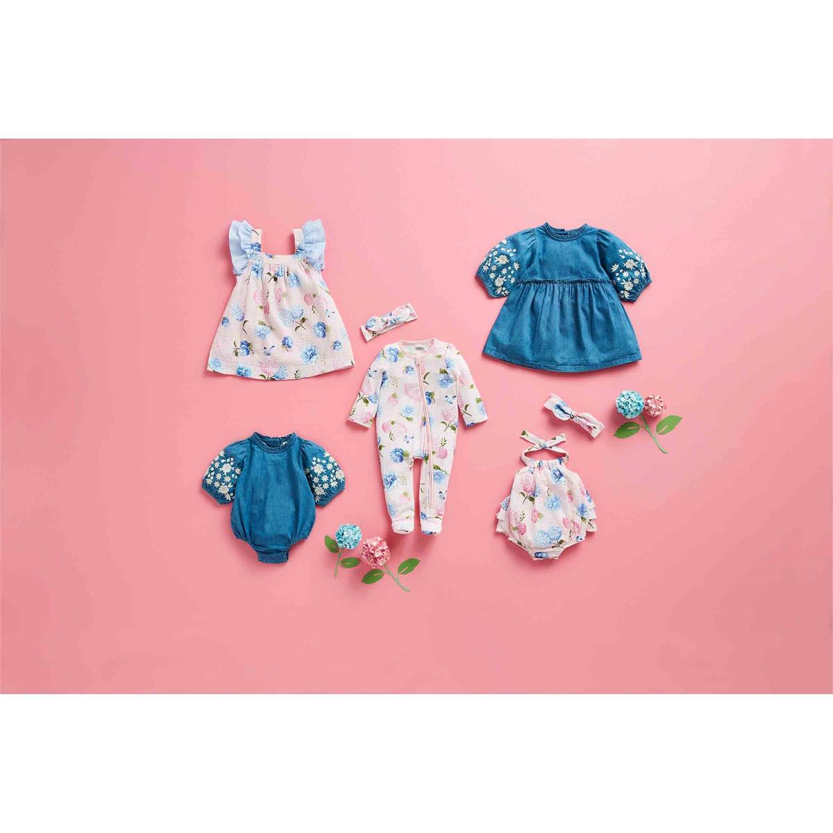 Mud Pie Embroidered Denim Dress-MUD PIE-Little Giant Kidz