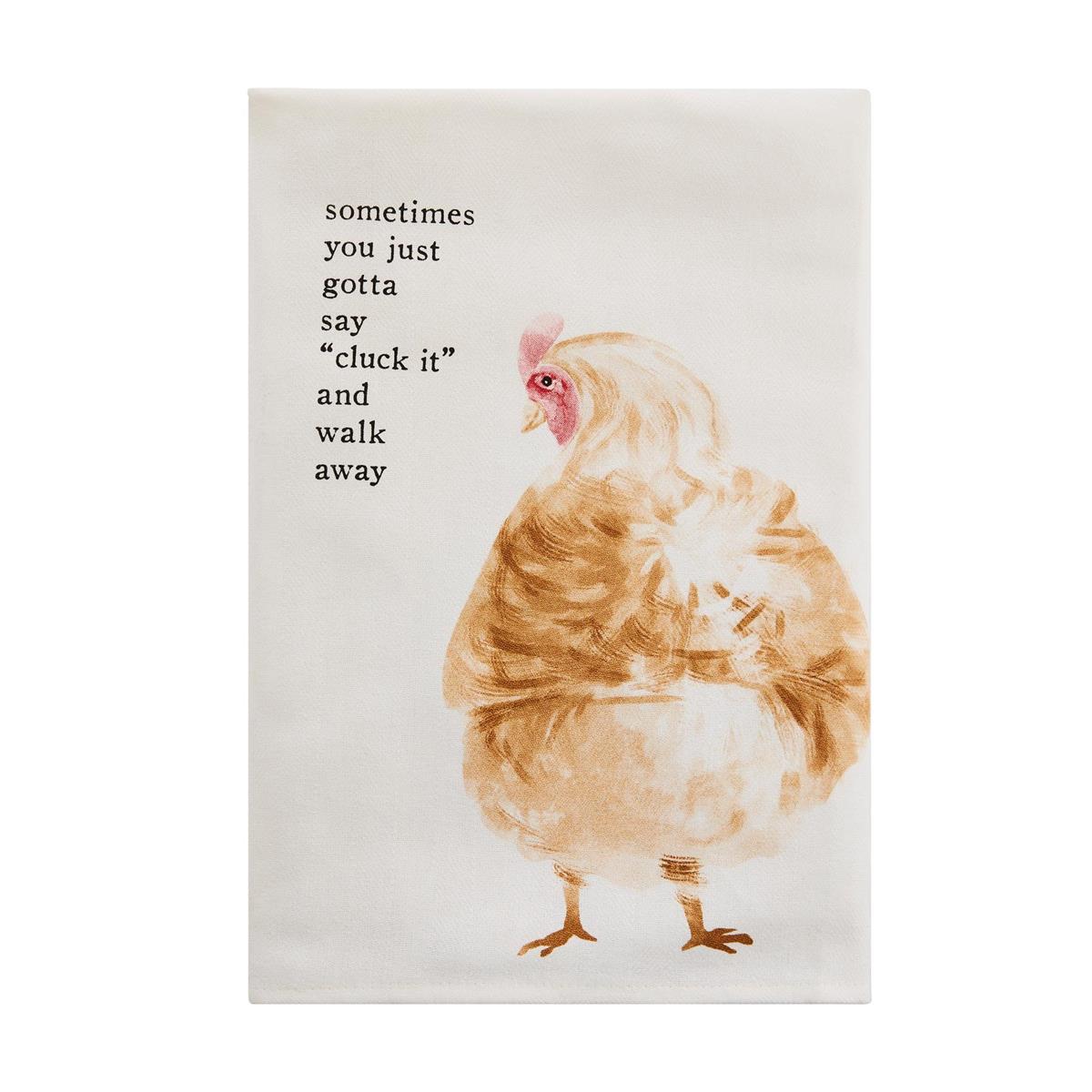 Mud Pie Cow Farm Dish Towel