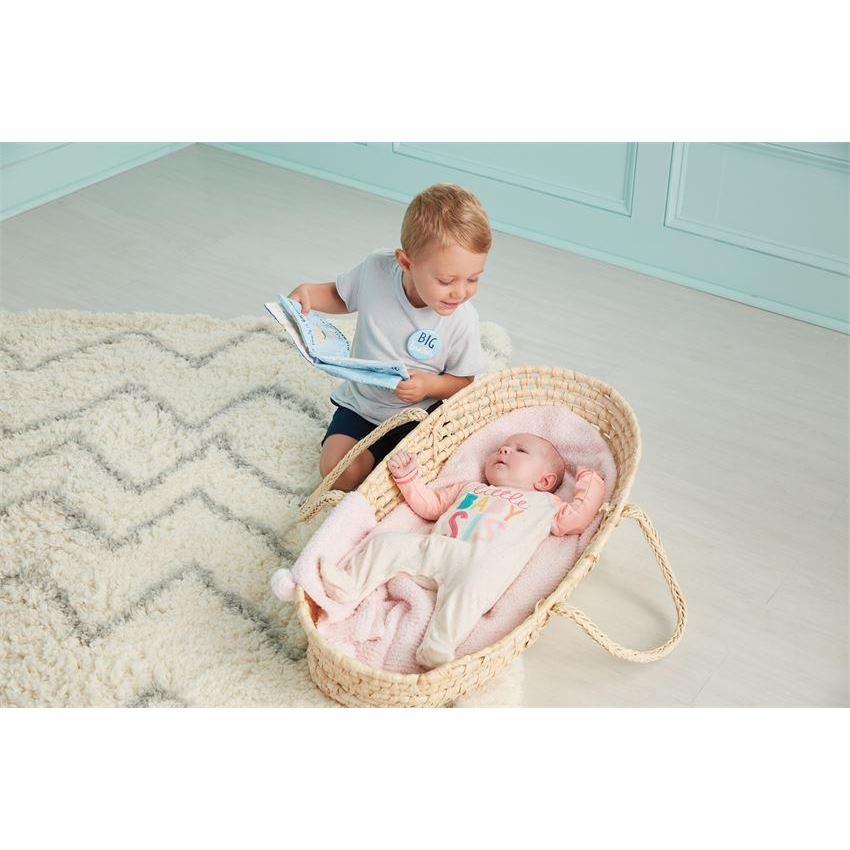 Mud Pie "I'm A Big Brother" Soft Printed Cotton Book & Pin-MUD PIE-Little Giant Kidz