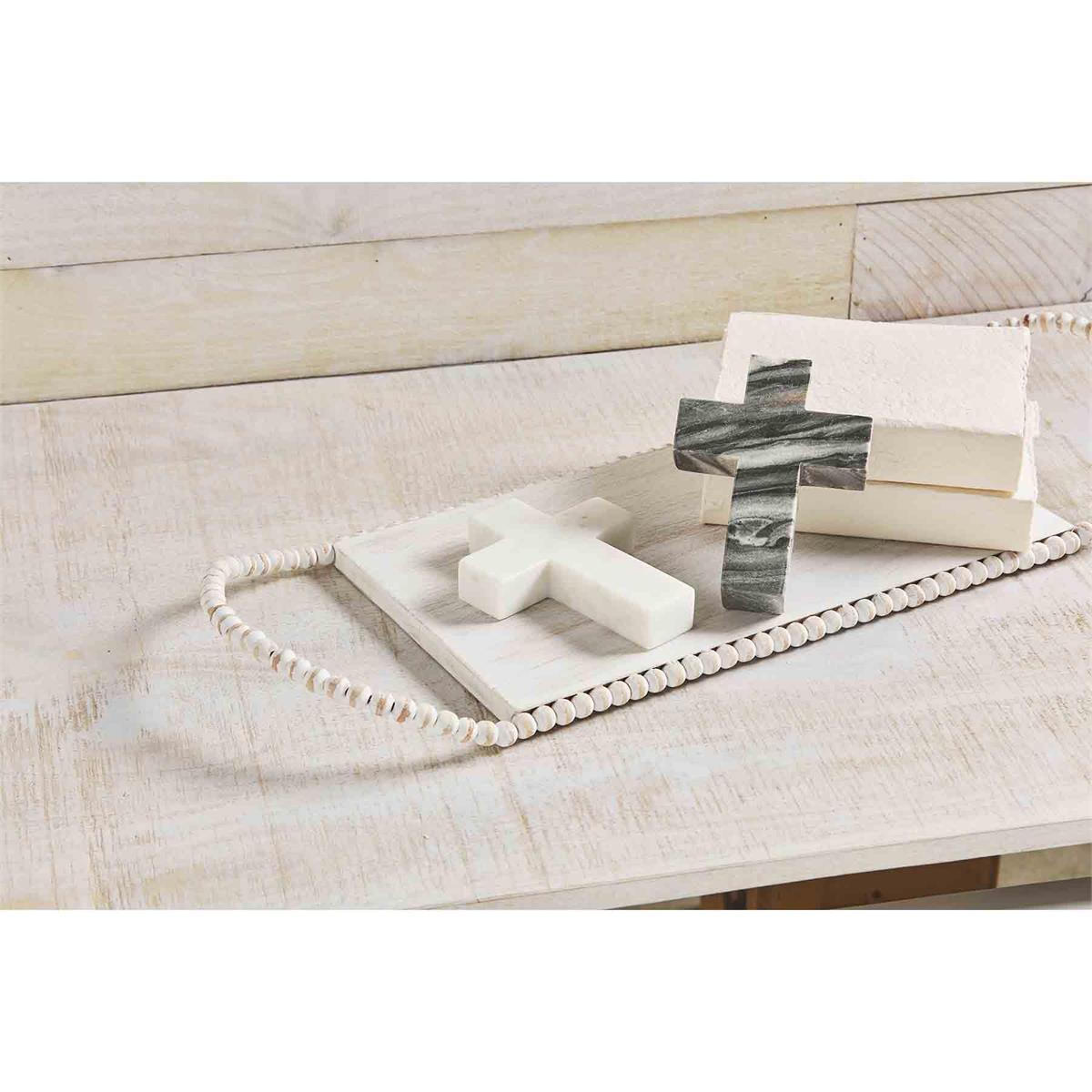 Mud Pie Marble Decorative Cross-MUD PIE-Little Giant Kidz