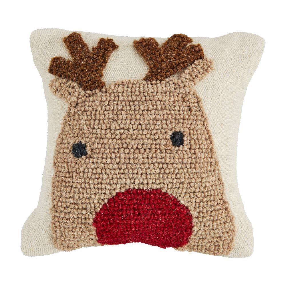 Mud Pie Mini Christmas Canvas Hook Pillow-MUD PIE-Little Giant Kidz