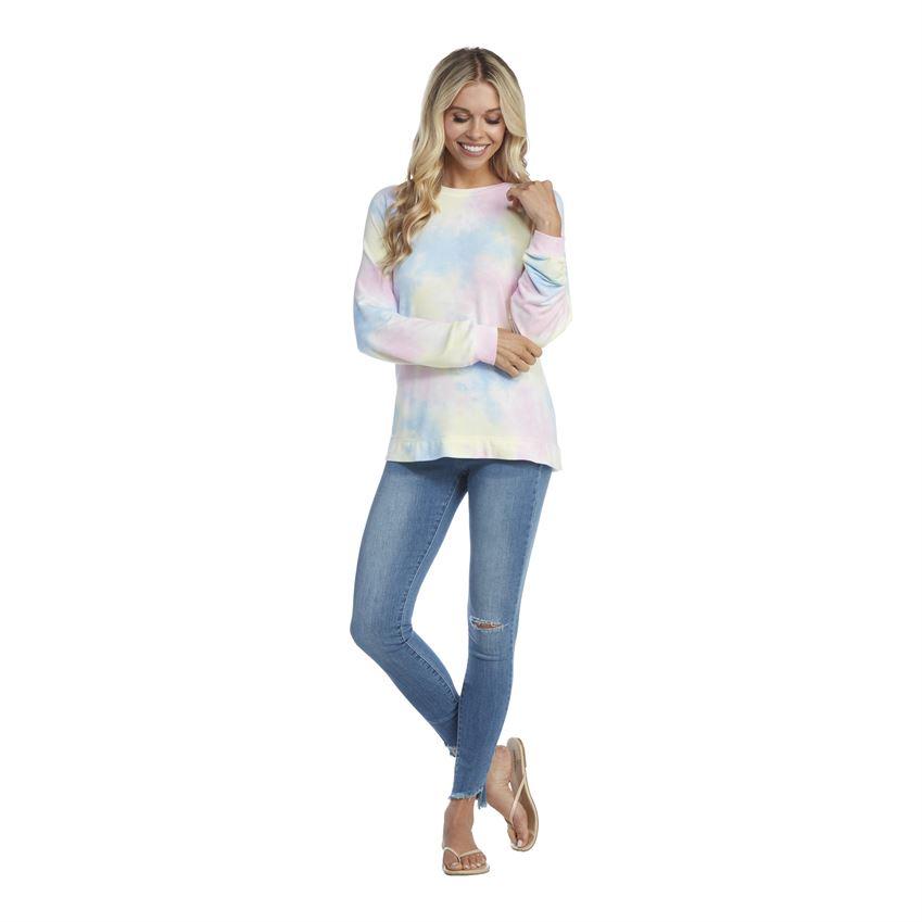 Mud Pie Multi Color Bryant Tie Dye Sweatshirt-MUD PIE-Little Giant Kidz