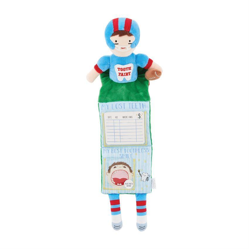 Mud Pie Tooth Fairy Pillow - Football-MUD PIE-Little Giant Kidz