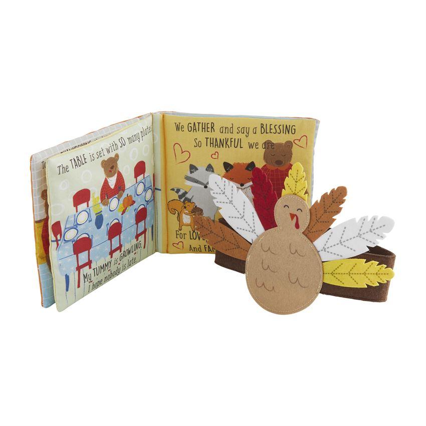 Mud Pie Turkey Day Headband & Thanksgiving Day Book-MUD PIE-Little Giant Kidz