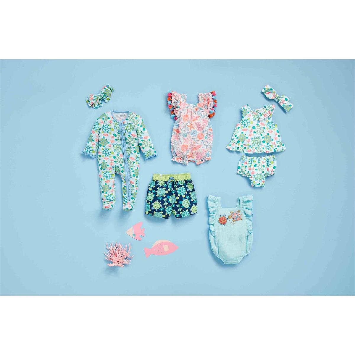 Mud Pie Turtle Swim Trunks-MUD PIE-Little Giant Kidz