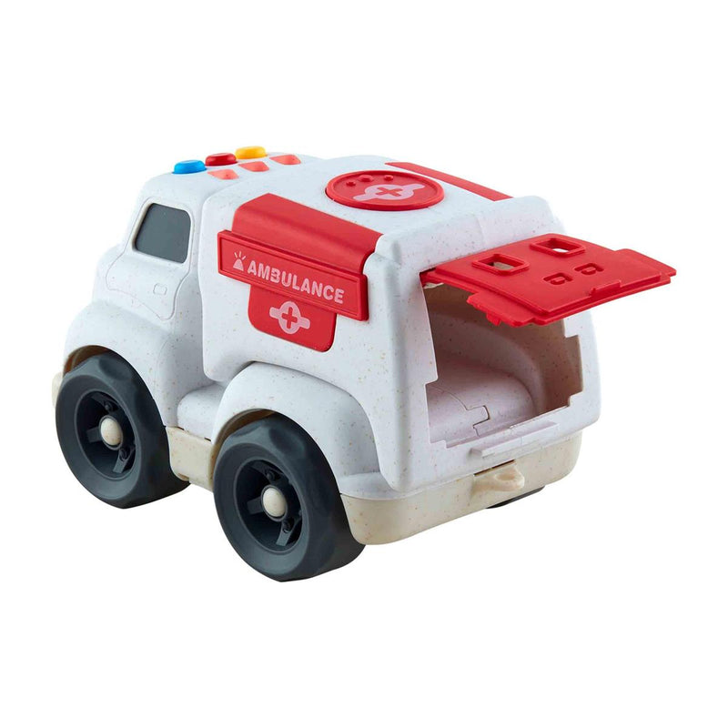 Mud Pie Wheat Straw Rescue Vehicle Toy-MUD PIE-Little Giant Kidz