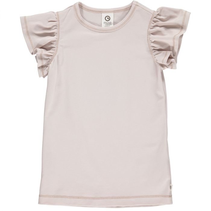 Müsli Cozy Me Frill Top - Rose Moon-Müsli Green Cotton Group-Little Giant Kidz