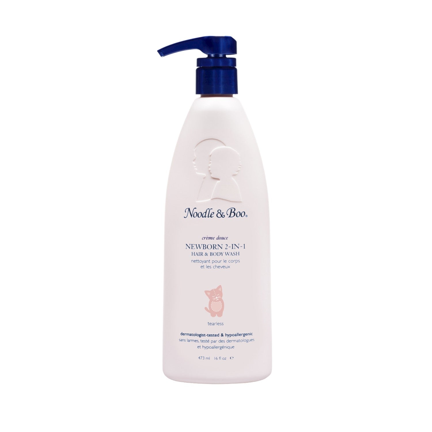 Noodle & Boo Newborn 2-in-1 Hair & Body Wash Crème Douce - 16oz (Pump)-NOODLE & BOO-Little Giant Kidz