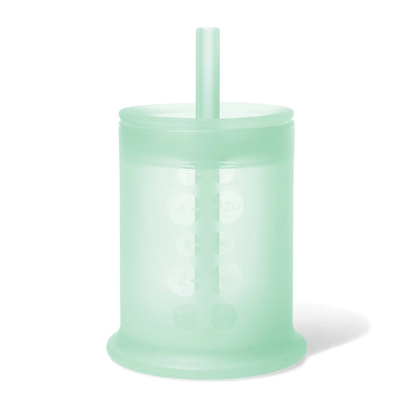 Ola Baby Training Cup with Lid + Straw - Mint-OLA BABY-Little Giant Kidz