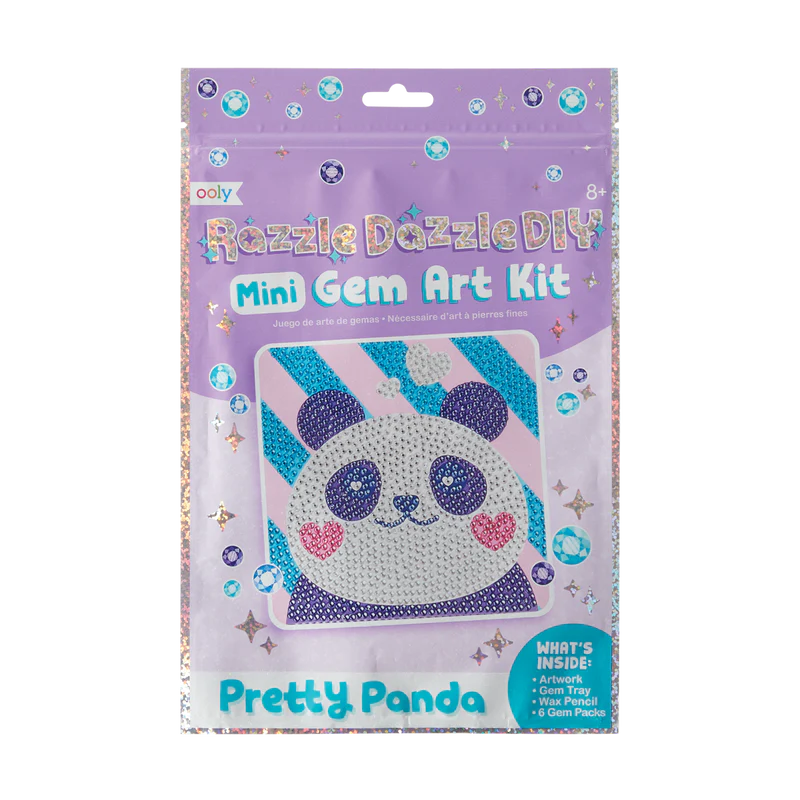 Ooly Razzle Dazzle DIY Gem Art Kit - Pretty Panda-OOLY-Little Giant Kidz