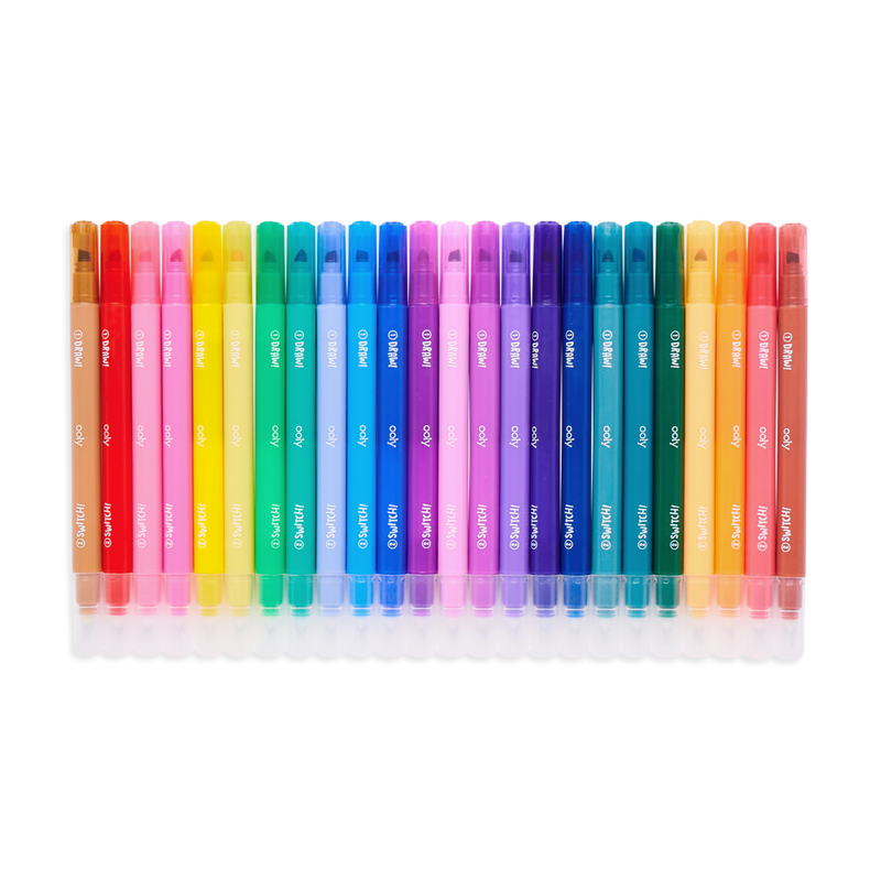 Ooly Switch-Eroo Color Changing Markers - Set of 24-OOLY-Little Giant Kidz