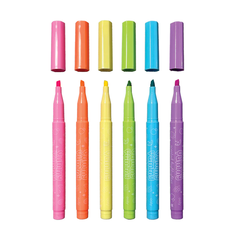 Ooly Yummy Yummy Fruit Scented Highlighters - Set of 6-OOLY-Little Giant Kidz