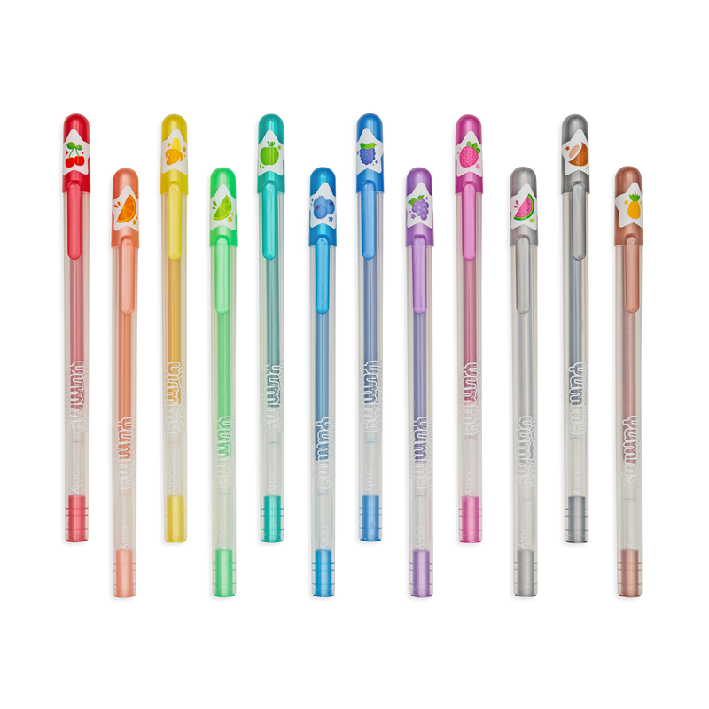 Ooly Yummy Yummy Scented Glitter Gel Pens - Set of 12-OOLY-Little Giant Kidz
