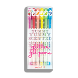 Ooly Yummy Yummy Scented Glitter Gel Pens - Set of 12-OOLY-Little Giant Kidz