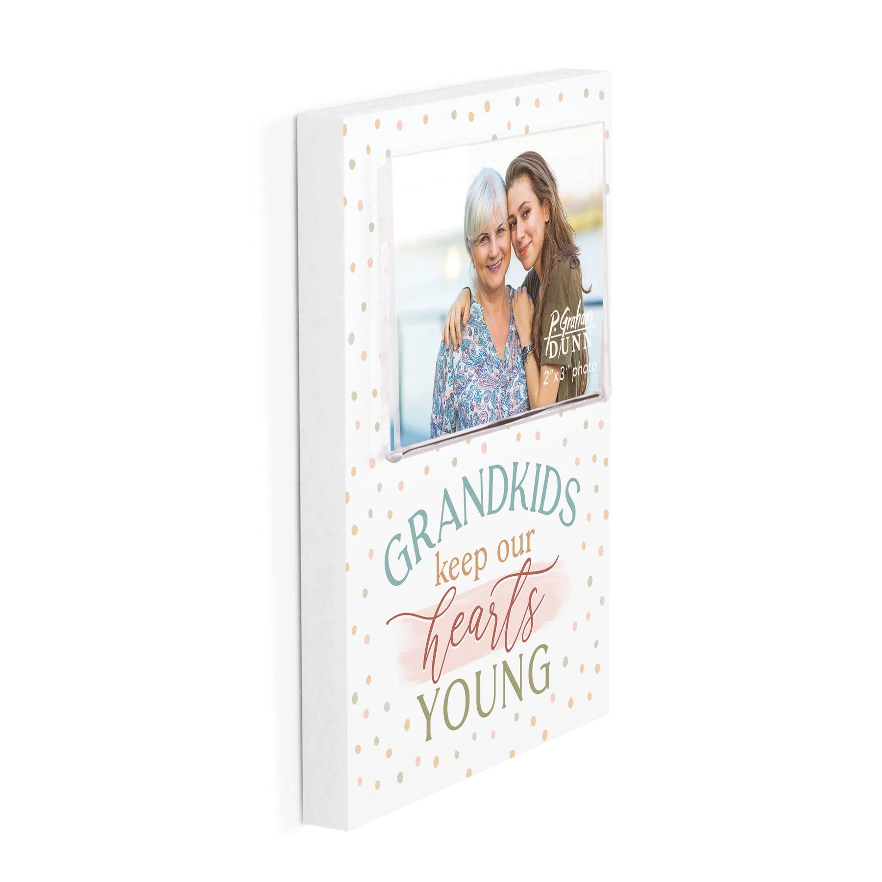 P. Graham Dunn Grandkids Keep Our Hearts Young Photo Frame (2x3 Photo)-P. GRAHAM DUNN-Little Giant Kidz