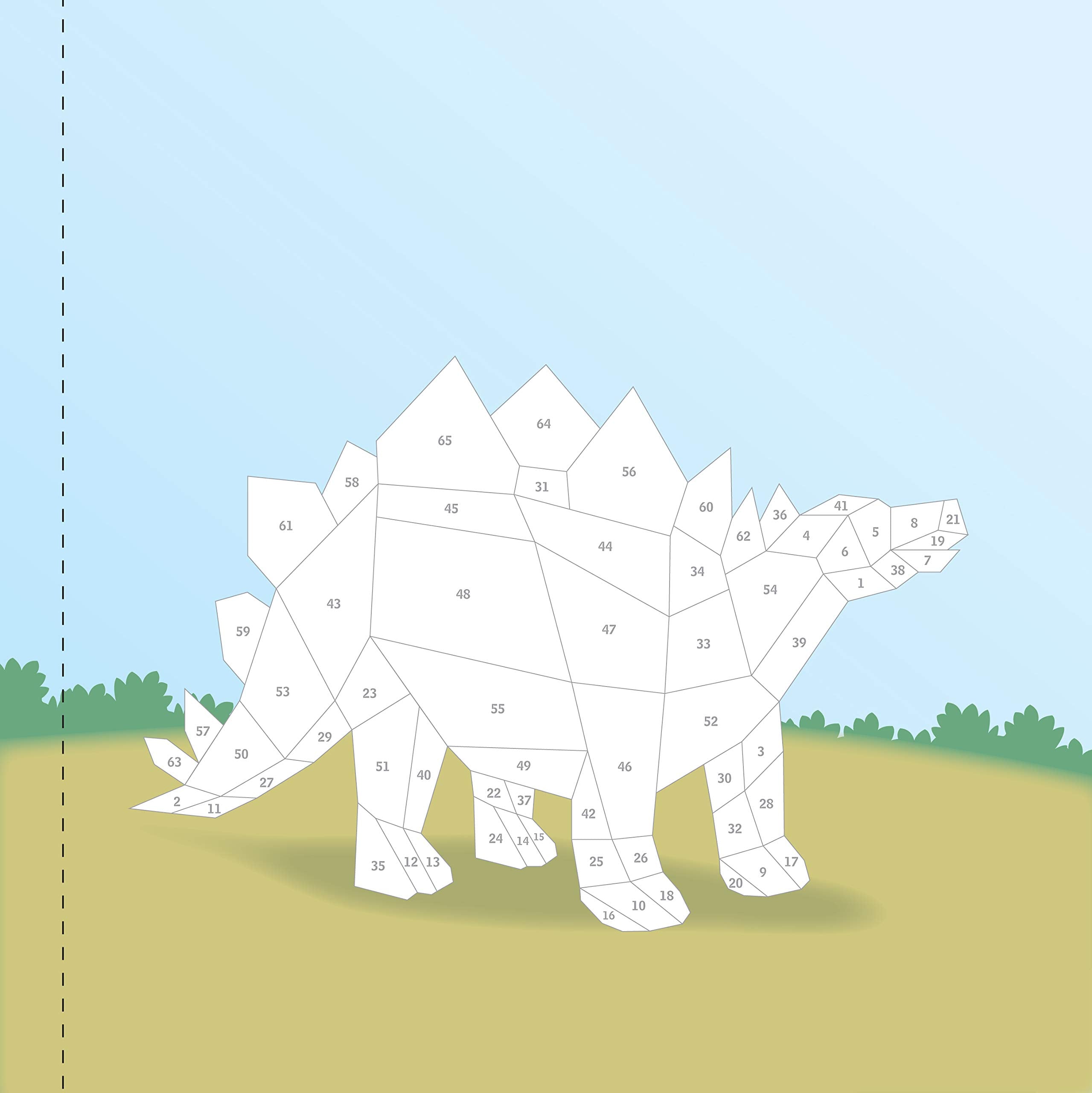Paint by Sticker Kids: Dinosaurs (Paperback Book)-HACHETTE BOOK GROUP USA-Little Giant Kidz