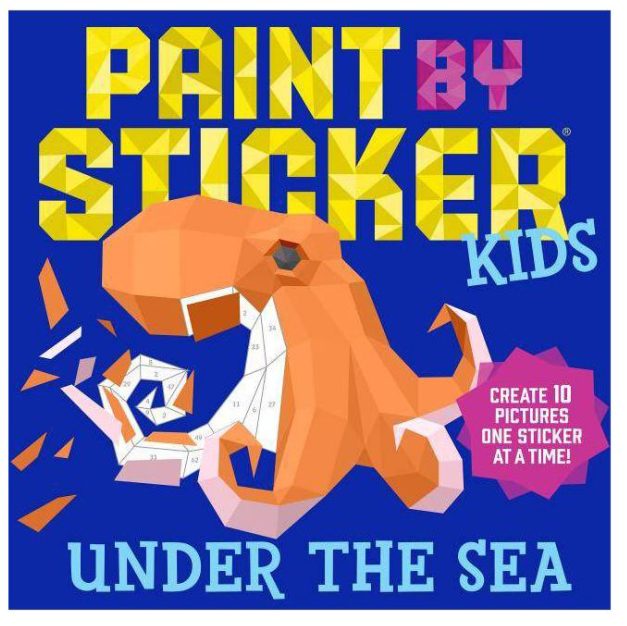 Paint by Sticker Kids: Under The Sea (Paperback Book)-HACHETTE BOOK GROUP USA-Little Giant Kidz