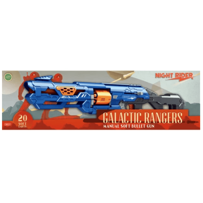 Parris Toys Galactic Rangers Night Rider Soft Bullet Gun-PARRIS MANUFACTURING CO-Little Giant Kidz