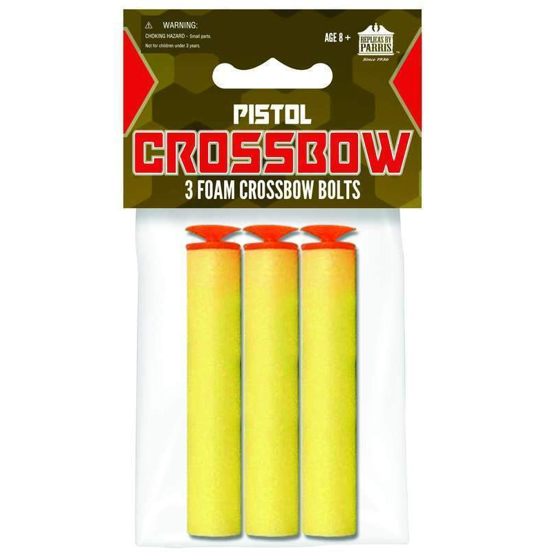 Parris Toys Pistol Crossbow Ammo 3 Foam Crossbow Bolts-PARRIS MANUFACTURING CO-Little Giant Kidz