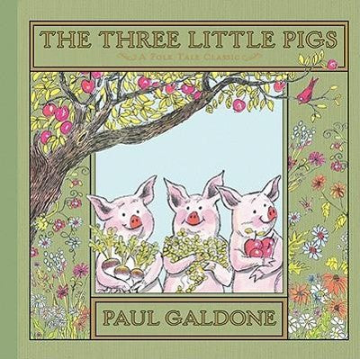 Paul Galdone Folk Tale Classics: The Three Little Pigs (Hardcover Book)-HARPER COLLINS PUBLISHERS-Little Giant Kidz