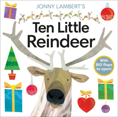 Penguin Random House: Jonny Lambert's Ten Little Reindeer (Board Book)-PENGUIN RANDOM HOUSE-Little Giant Kidz