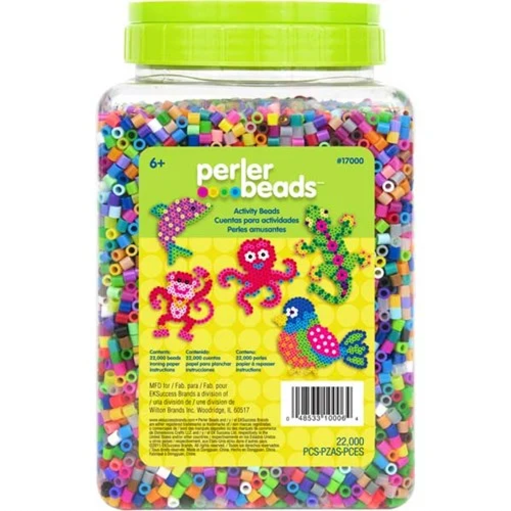 Perler Beads 22,000 Count Bead Jar - Multi Color-CR GIBSON-Little Giant Kidz