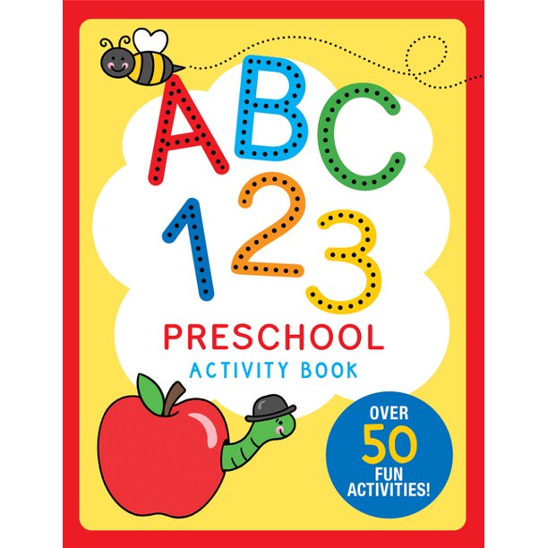 Peter Pauper Press: ABC 123 Preschool Activity Book (Paperback Book) - Over 50 Fun Activities-Peter Pauper Press-Little Giant Kidz