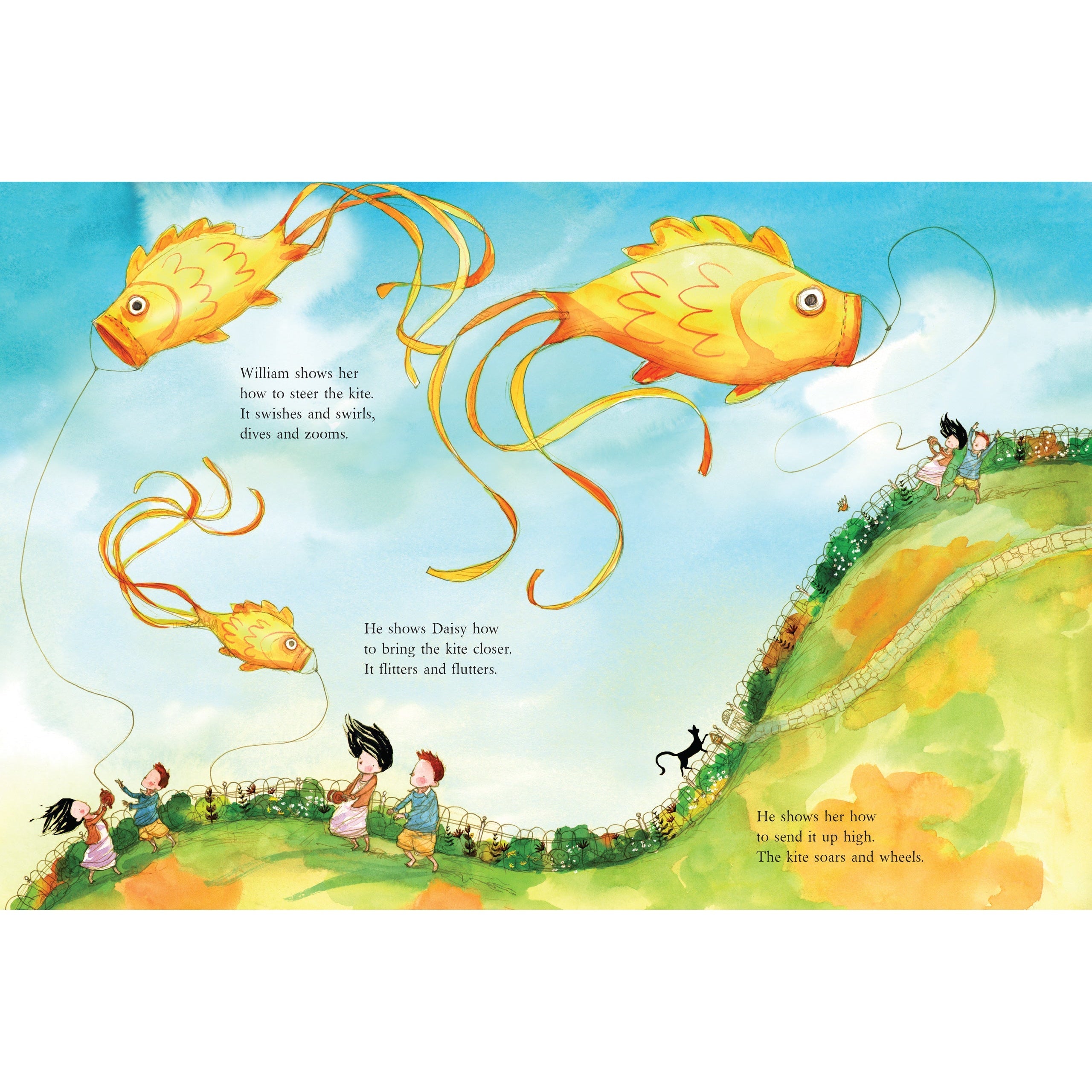 Peter Pauper Press: Blue Sky Yellow Kite (Hardcover Book)-Peter Pauper Press-Little Giant Kidz