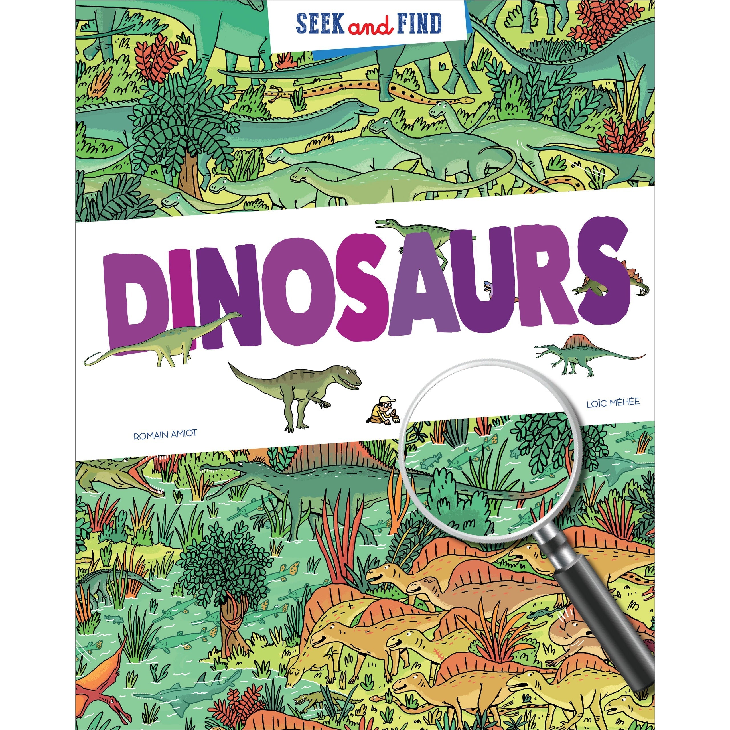 Peter Pauper Press: Seek & Find Dinosaurs (Hardcover Book)-Peter Pauper Press-Little Giant Kidz