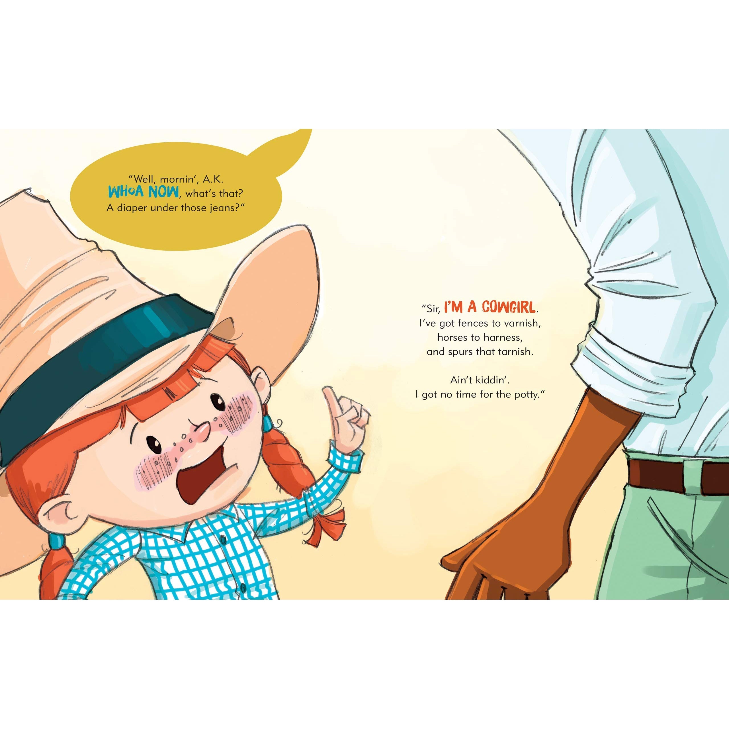 Peter Pauper Press: This Cowgirl Ain't Kiddin' About the Potty (Hardcover Book)-Peter Pauper Press-Little Giant Kidz