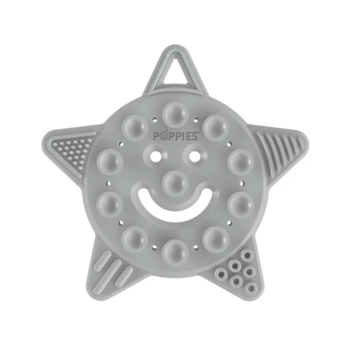 Poppies - Smiley the Star - Cool Gray-Poppies-Little Giant Kidz
