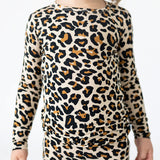 Posh Peanut Lana Leopard Long Sleeve Basic Pajama-POSH PEANUT-Little Giant Kidz