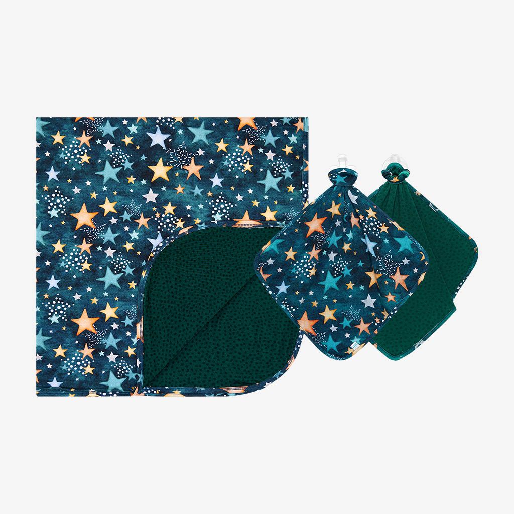 Posh Peanut Rogan Double Sided Patoo & Lovey Set-POSH PEANUT-Little Giant Kidz