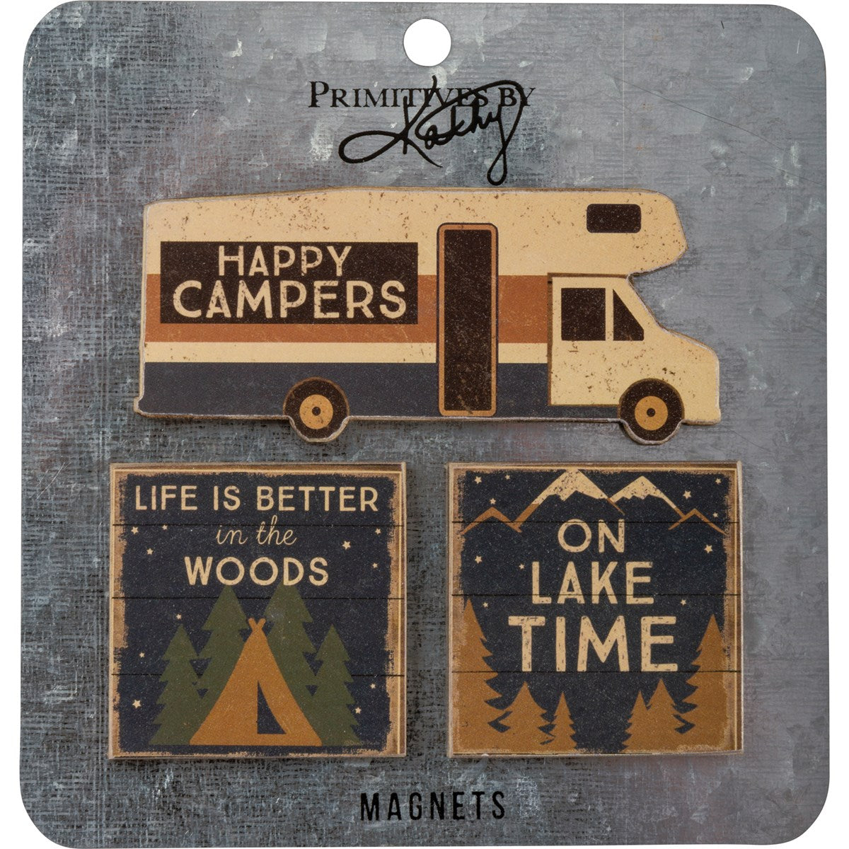 Primitives By Kathy Magnet Set - Happy Campers-Primitives by Kathy-Little Giant Kidz