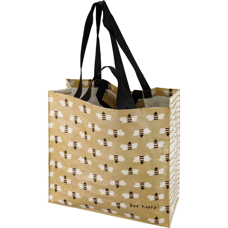 Primitives By Kathy Market Tote - Bee Happy-Primitives by Kathy-Little Giant Kidz