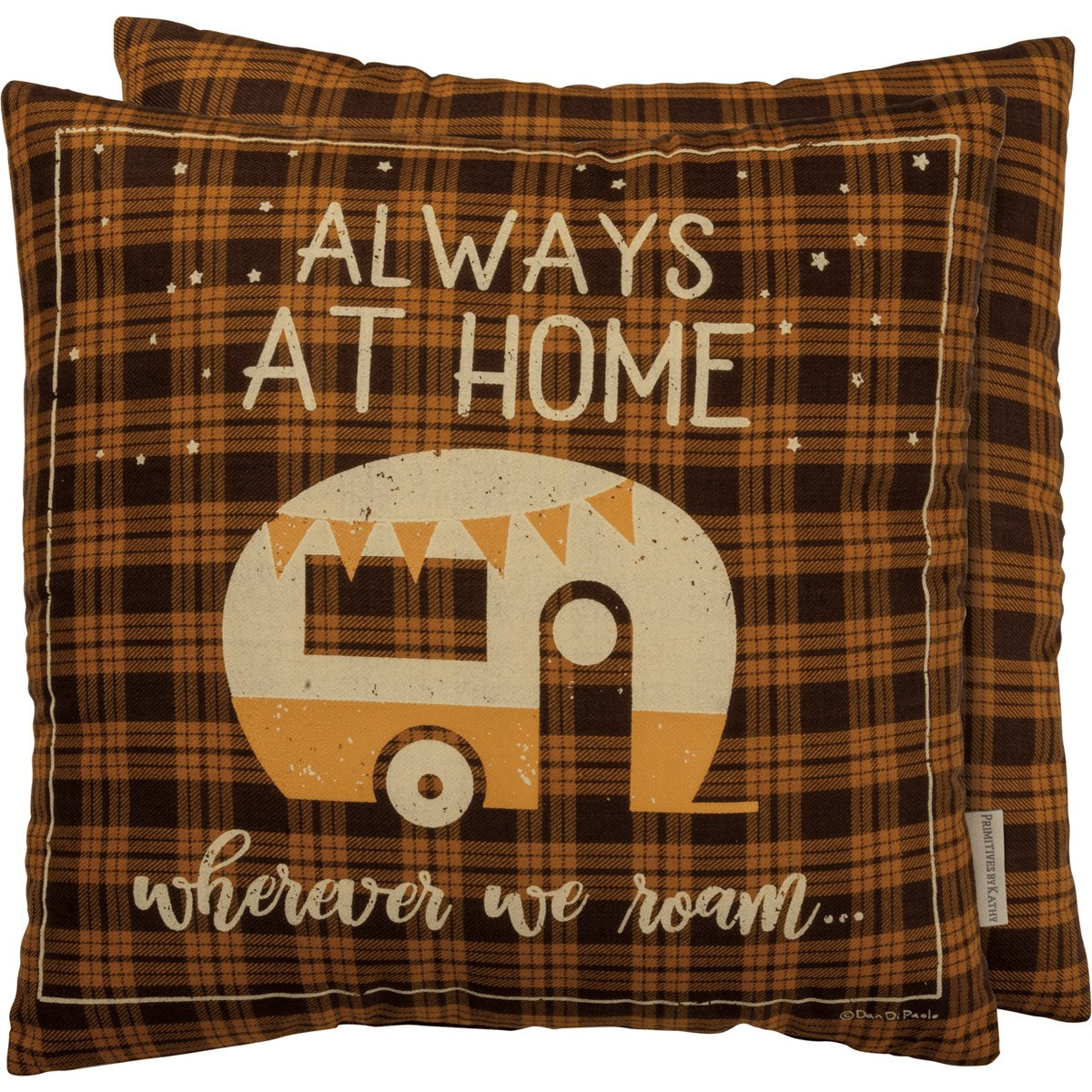 Primitives By Kathy Pillow - Always At Home Wherever We Roam-Primitives by Kathy-Little Giant Kidz