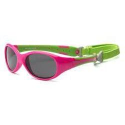 Real Shades Cherry Pink/Lime Double Injection Flex Fit Removable Band w/PC Smoke Lens-REAL SHADES-Little Giant Kidz