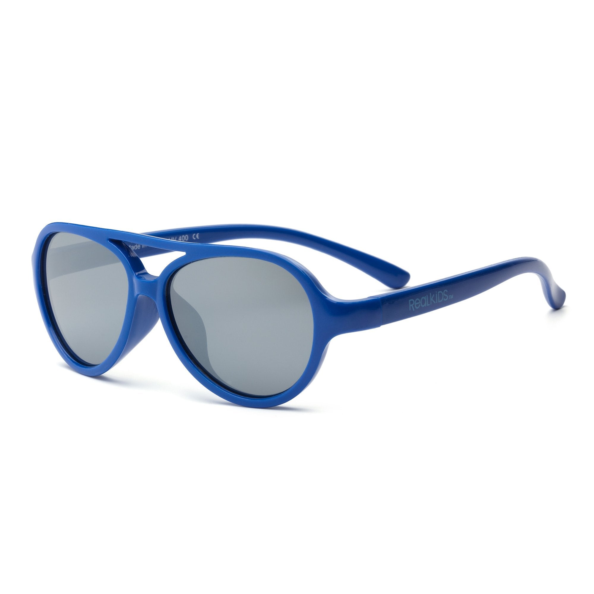 Real Shades Royal Aviator Flex Fit with Silver Mirror Lens-REAL SHADES-Little Giant Kidz