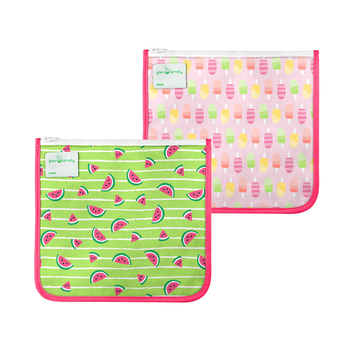 Reusable Insulated Sandwich Bags (2 pack)-Green Sprouts-Little Giant Kidz