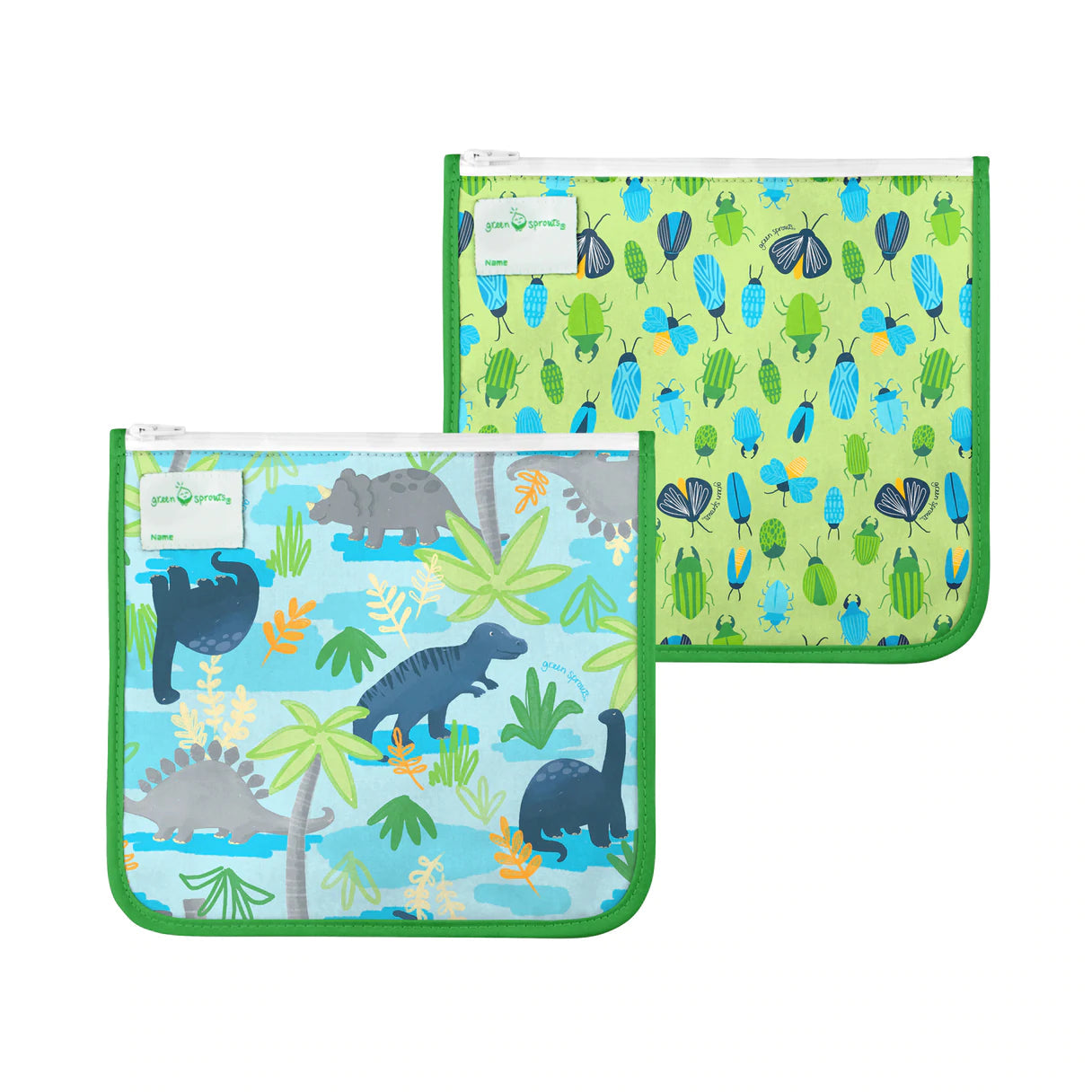 Reusable Insulated Sandwich Bags (2 pack)-Green Sprouts-Little Giant Kidz