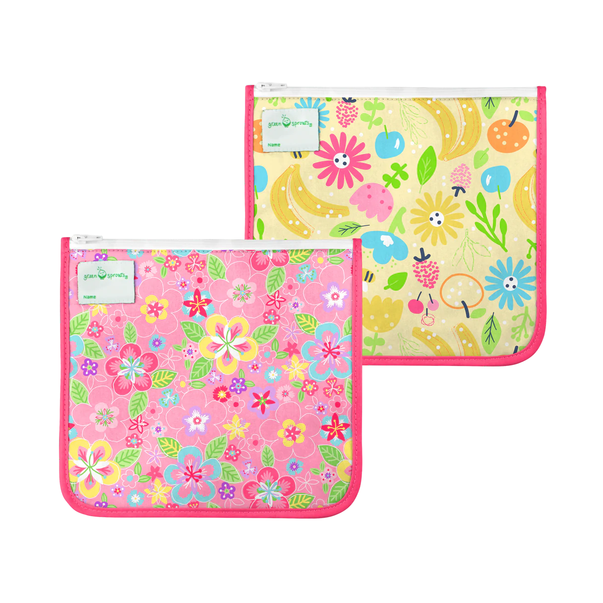 Reusable Insulated Sandwich Bags (2 pack)-Green Sprouts-Little Giant Kidz