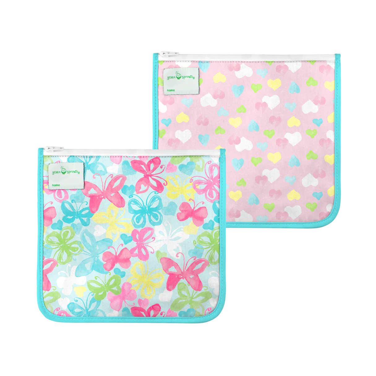Reusable Insulated Sandwich Bags (2 pack)-Green Sprouts-Little Giant Kidz